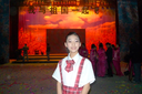 Stephanie Phen on set China Central Television